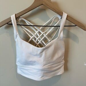lululemon athletica longline sports bra top size 6